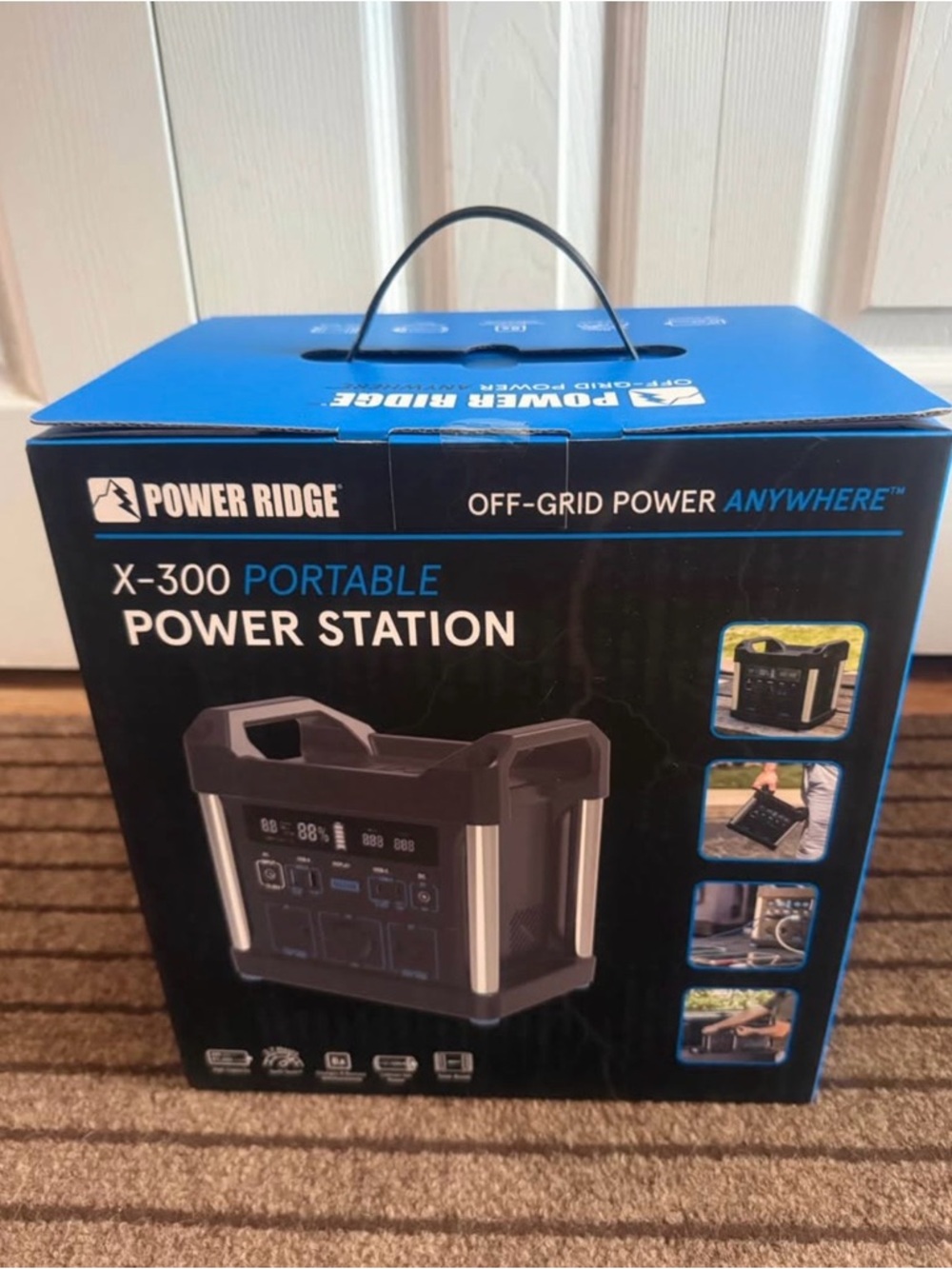Uline Portable Power Station with 8 ports: 2 AC, 2 USB-A, 2 USB-C & 2 DC. - Picture 2 of 5